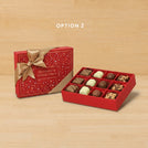 Season's greetings Stars designed premium chocolate 12P hard box