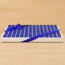 Corporate customized premium chocolate large leather tray