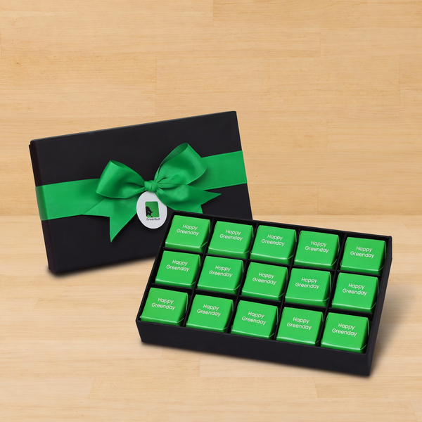 Set of 4 Corporate branded chocolate hard box