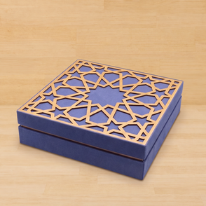 Decorated laser cut pattern chocolate...