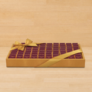 Corporate customized premium chocolate medium leather tray