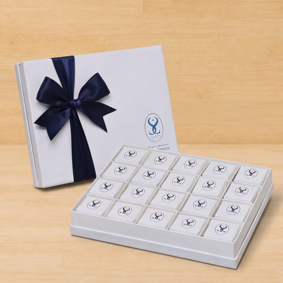 Corporate branded chocolate printed hard box