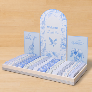 safari baby boy blue theme with acryl...