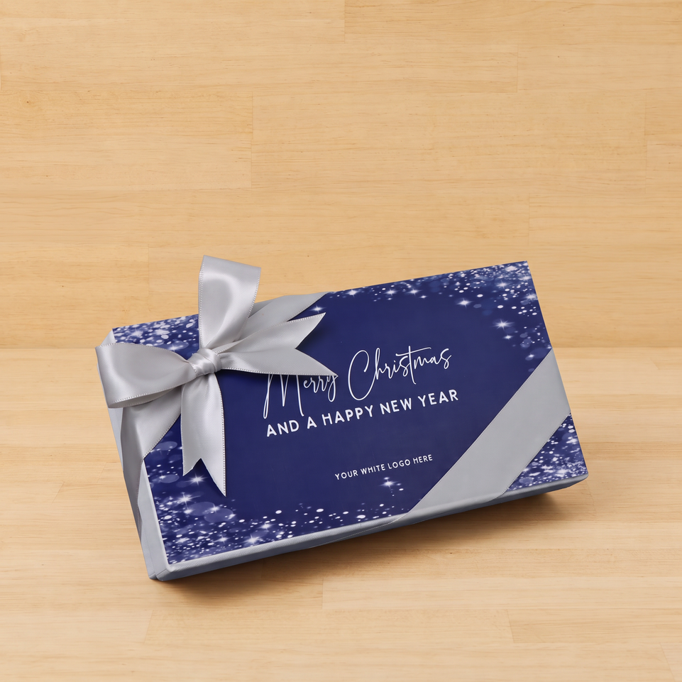 Set of 6 Merry Christmas & happy new year winter designed premium chocolate 8P hard box