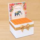 Floral elephant diwali designed premium chocolate large hamper