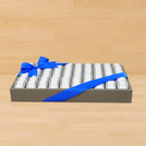 Corporate customized premium chocolate medium leather tray