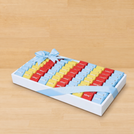 Corporate premium branded chocolate leather medium tray