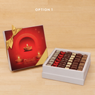 Happy diwali candle lights designed premium chocolate hard box