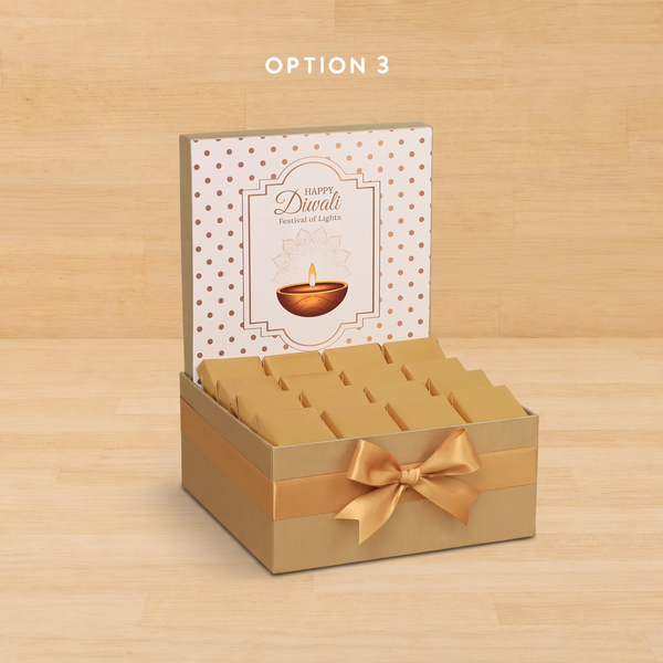 Happy Diwali festival of lights designed premium chocolate medium hamper