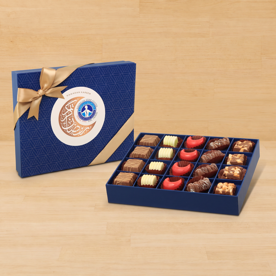 Corporate customized premium chocolate 20P hard box