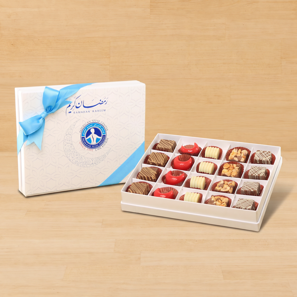 Corporate customized premium chocolate 20P hard box