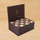 Luxury Gold stars designed premium chocolate magnetic hard box