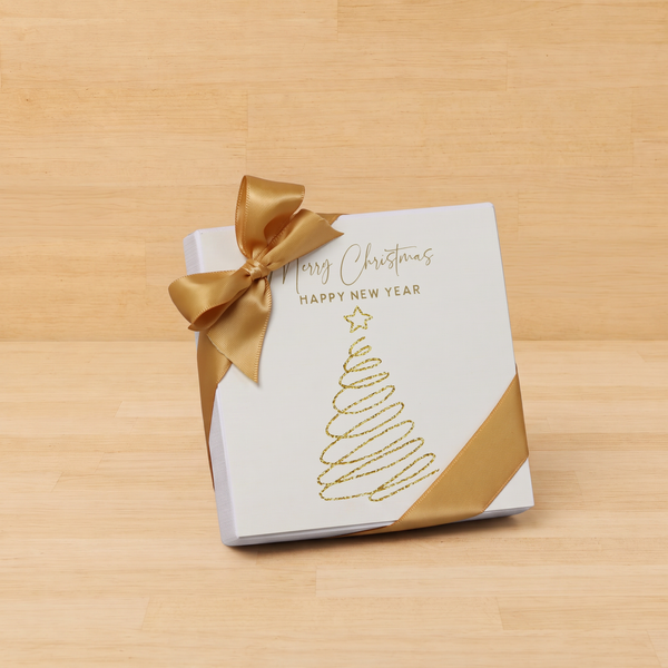 Set of 15 Merry Christmas & happy new year designed premium chocolate 4 piece hard box