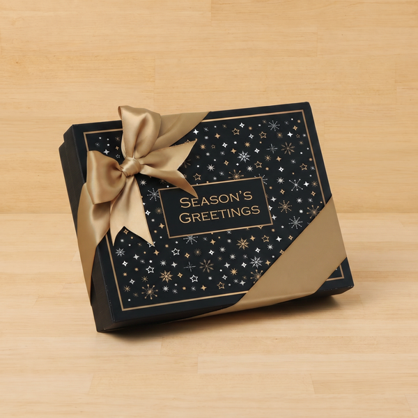 Season's greetings Stars designed premium chocolate 20P hard box