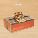 Happy diwali designed premium chocolate acrylic medium box