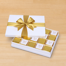 "Thank you" gold designed 20-piece premium chocolate hard box