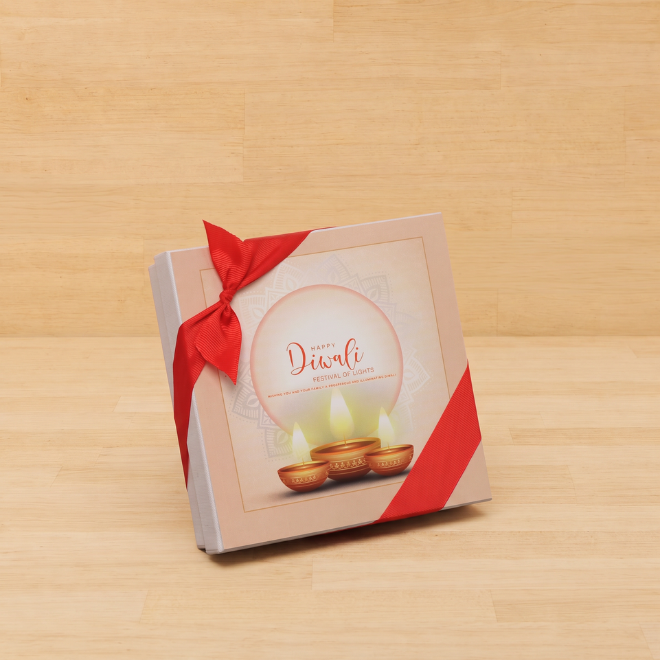 Festival of lights diwali designed premium chocolate 9P hard box