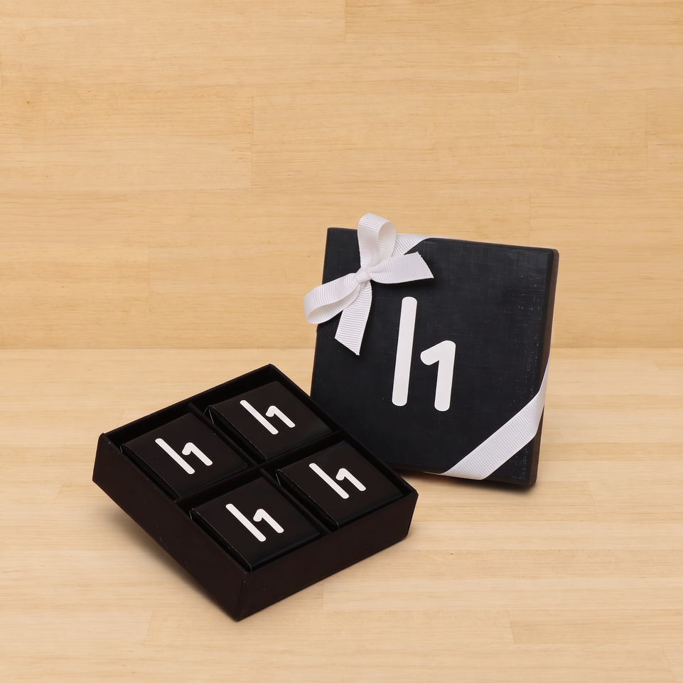 Set of 15 Corporate customized premium chocolate 4P hard box