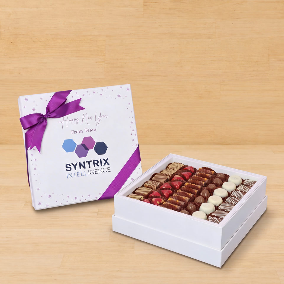 Set of 2 Corporate customized premium chocolate hard box