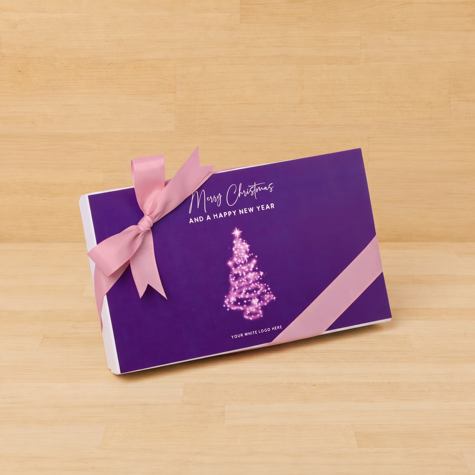 Merry Christmas & happy new year magical tree designed premium chocolate 15 piece hard box