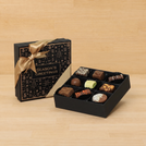 Season's greetings Christmas designed premium chocolate 9P hard box