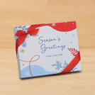 Set of 3 corporate customized season's greetings designed premium chocolate 20p hard box