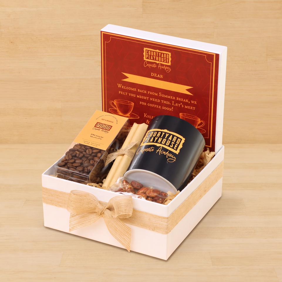 Corporate customized premium coffee with mug medium hamper