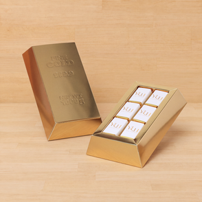 Corporate customized gold bar sliding...