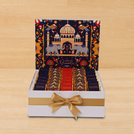 Happy diwali majestic elephant designed premium chocolate large hamper