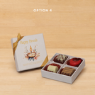 Set of 15 Happy diwali floral candle designed premium chocolate 4P hard box