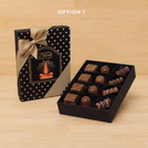 Happy Diwali festival of lights designed premium chocolate 12 piece hard box