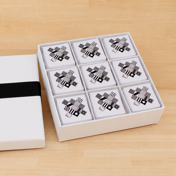 Set of 5 Corporate customized premium chocolate 9P hard box