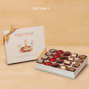 Happy Diwali floral candle designed p...