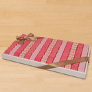 Diwali celebration pattern designed premium chocolate large leather tray