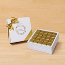 Season's greeting designed premium chocolate hard box