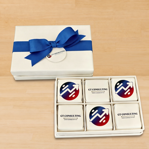 Set of 8 Corporate branded chocolate ...