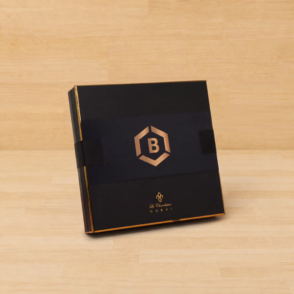 Set of 2 Corporate customized premium chocolate luxury black box