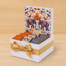 Happy diwali elephant festive designed premium chocolate small hamper
