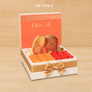 Happy Diwali Elephant designed with chocolate & sweets large hamper