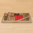 Premium chocolate & sweets large leather tray