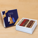 Season's greeting designed premium chocolate hard box