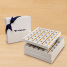 Corporate customized premium chocolate 2-layer hard box