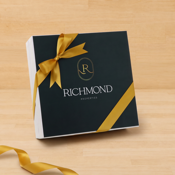 Set of 2 Corporate customized premium chocolate hard box