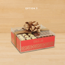 Happy Diwali ornament design premium chocolate gift small acrylic box