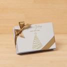 Set of 8 Season's greetings , Merry Christmas & happy new year designed premium chocolate 6- piece hard box