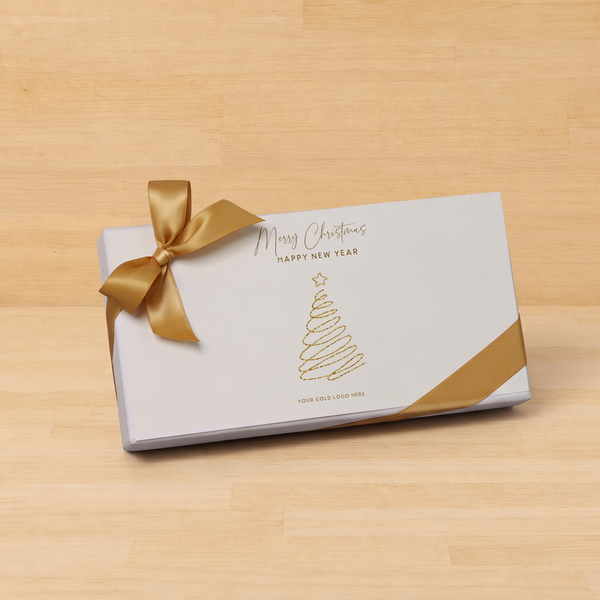 Set of 6 Merry Christmas & new year designed premium chocolate 8P hard box