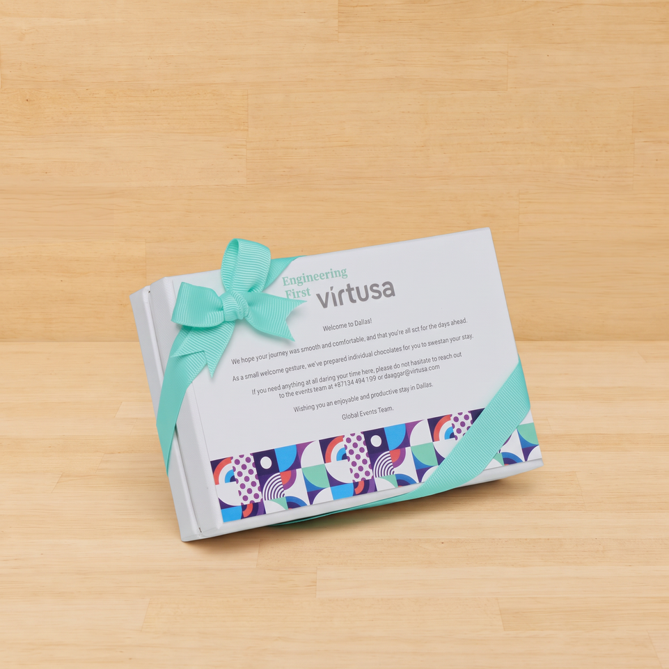 Set of 8 Corporate customized premium chocolate 6P hard box