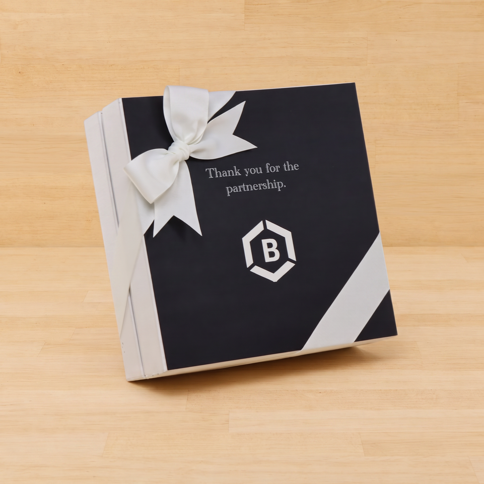 Set of 2 Corporate customized chocolate hard box
