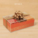 Happy Diwali designed premium chocolate & nuts acrylic medium box