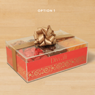 Happy Diwali designed premium chocolate & nuts acrylic medium box